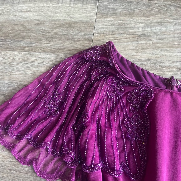 Vintage Violet Purple Sequin Romper - Picture 6 of 7